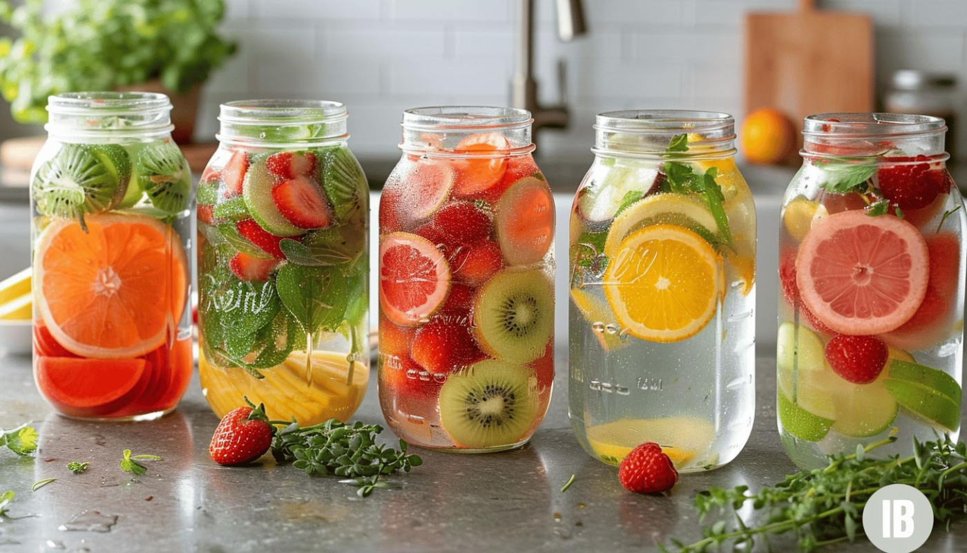 Drinks - Refreshing infused water combinations for detox and hydration